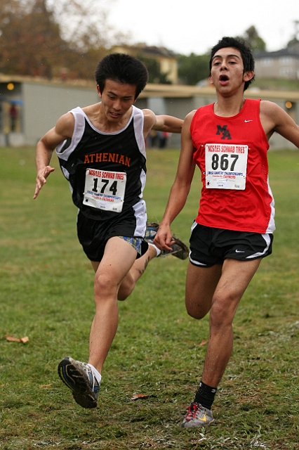 2010NCSXC BD5-1189.JPG - 2010 North Coast Section Cross Country Championships, Hayward High School, Hayward, California
